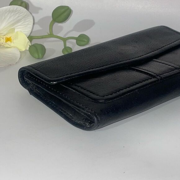 Fossil Black Leather Clutch/Wallet - Picture 9 of 14